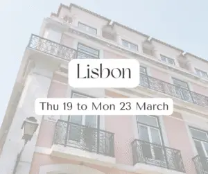 Women Group Travel Lisbon March 2026