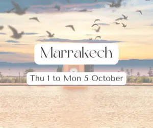 Women Group Travel Marrakech October 2026
